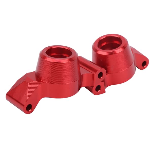 1 par bakakselkopper i aluminiumslegering tilbehørsdeler for MAXX 89076‑4 1/10 RC-bil rød