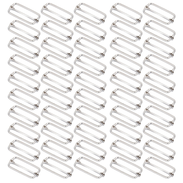 Justerbar spænde i jern, trækkernespænde, justerbar linjespænde, bæltespænde, taskebæltespænde, dekorative tilbehør 3,8x38x15mm