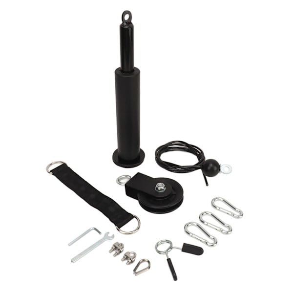 Vekt kabel trinse system DIY hjemme kabel trinse vedlegg for treningsstudio pull down biceps curl tricep arm treningsøkter