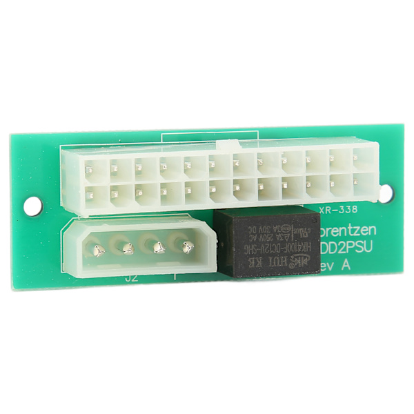 Synkroninen virtalauta 24PIN Hieno viimeistely Yksinkertainen asennus Kevyt Kannettava ADD2PSU Dual PSU Adapteri