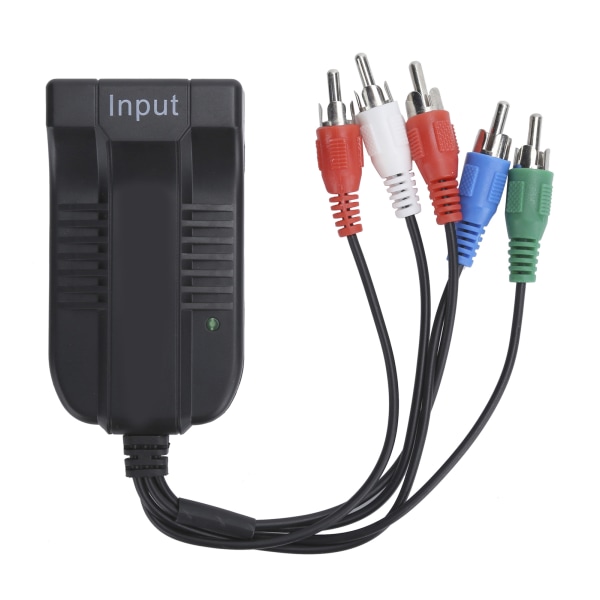 Z10AS RGB Komponent HDMI-kompatibel Video R/L Lyd til YPBPR Konverter Adapter Plug and Play