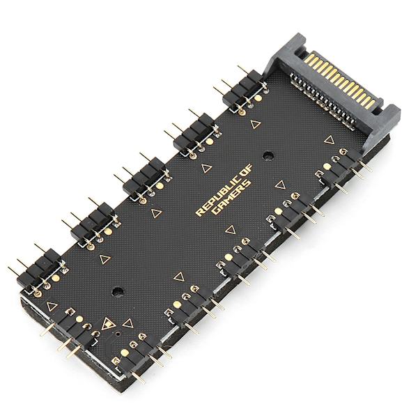 Hub Splitter Kaapeli CPU Jäähdytys Hub Electron PC-tietokone AURA RGB-sovitin 5V SATA-virtalähde versio 5V SATA-virtalähde