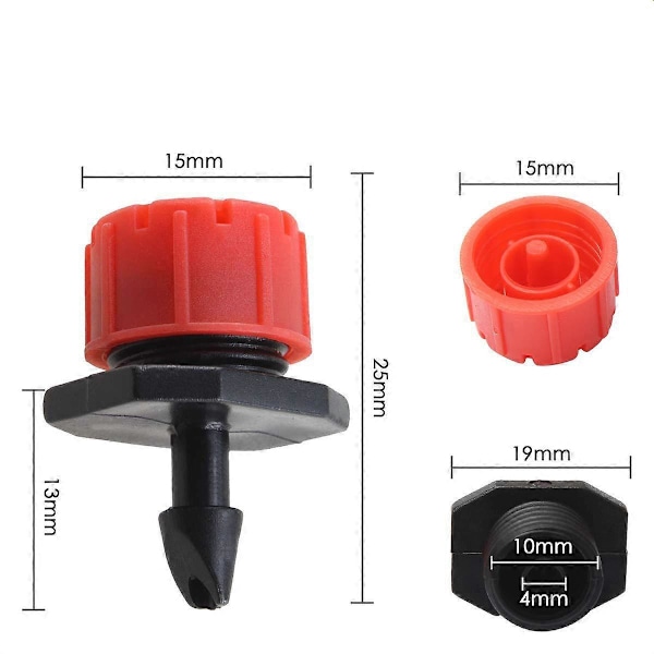 JUSTERBAR DRIPPER (Pakke x 200) Bruges i haver og landbrug