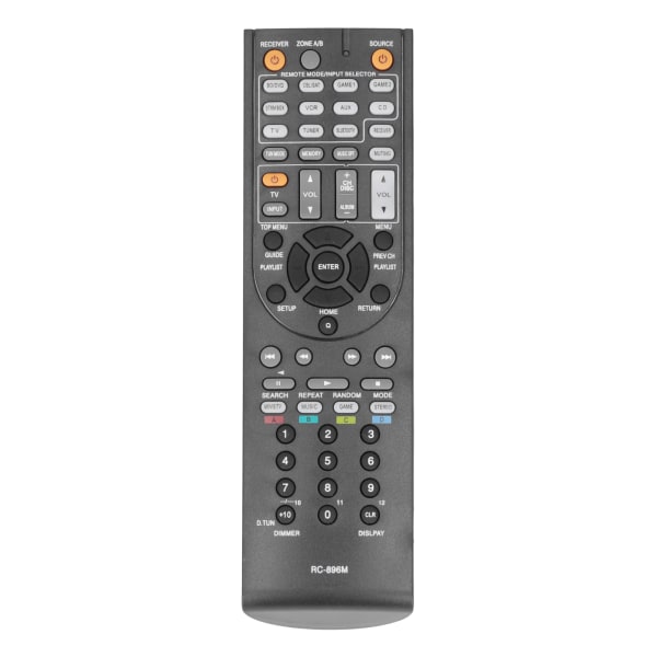 RC‑896M Fjärrkontroll Ersättning för Onkyo Förstärkare AV-mottagare RC‑737M RC‑801M RC‑836M