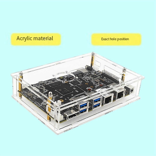 För Banana Pi F3 -F3 Akrylskal Transparent Skyddande