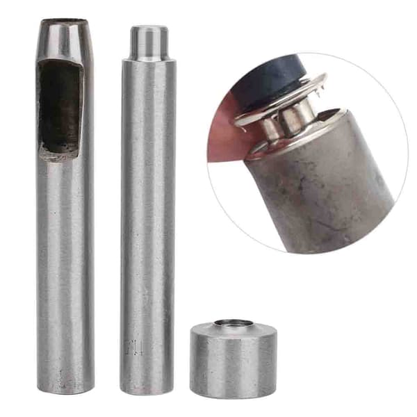 3 stk maljer hullstanse rund hull rustfritt stål stanseverktøysett for klespenner 11,5 mm