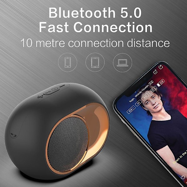 Vattentät Bluetooth-duschhögtalare Bärbar Trådlös Högtalare 24 Timmars Spelyta med Ljus Perfekt för Kajak, Strand och Pool