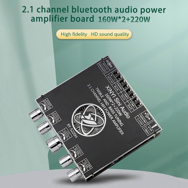 XY-S220H 160Wx2+220W Effektforstærkerkort TDA7498 Subwoofer Modul