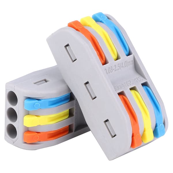 20 STK 11~28AWG PCT-2-3 Elektrisk Kabel Hurtig Ledningsforbindelse Leder Terminalblok