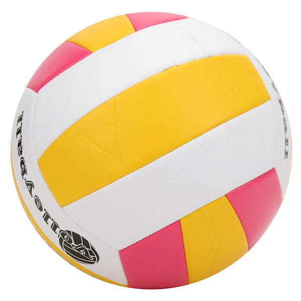 LEIJAIER PU Butyl Liner Maskinsömnad Standard Mjuk Anti Explosionsvolleyboll för träningstävling (Rosa)