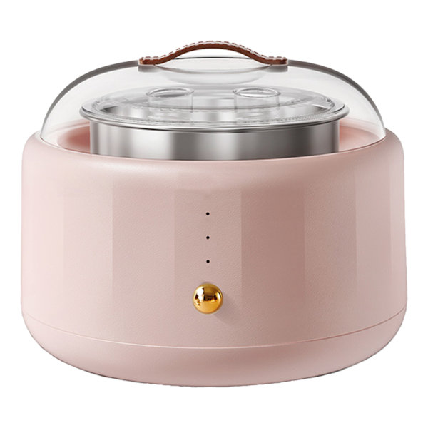 Fuldautomatisk yoghurtmaskine Græsk yoghurtmaskine med rustfrit stålforing til hjemmebrug CN-stik 220V