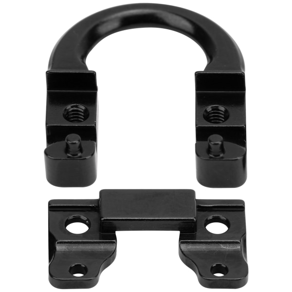 Aluminiumlegering D Loop Ring Shooting Compound Bow Release Bowstring Spänne Tillbehör Svart
