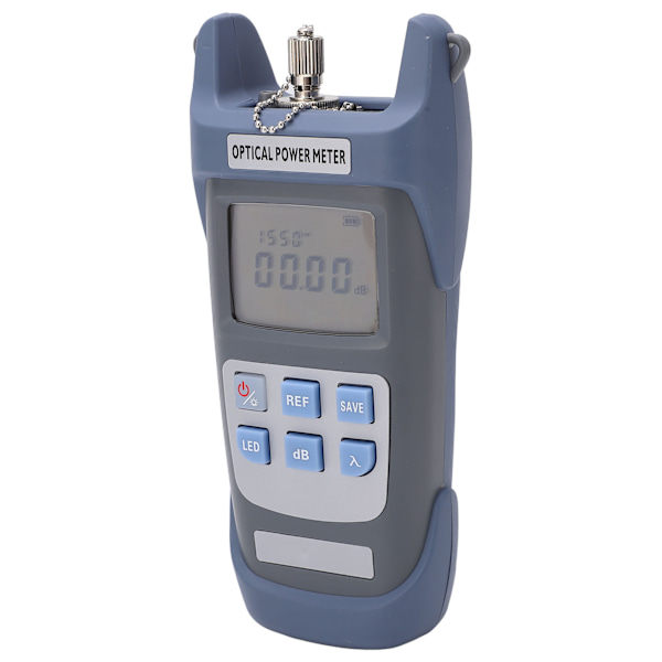 Optisk fiber effektmåler optisk kabeltester ‑50~+26dbm med LED-lys til vedligeholdelse