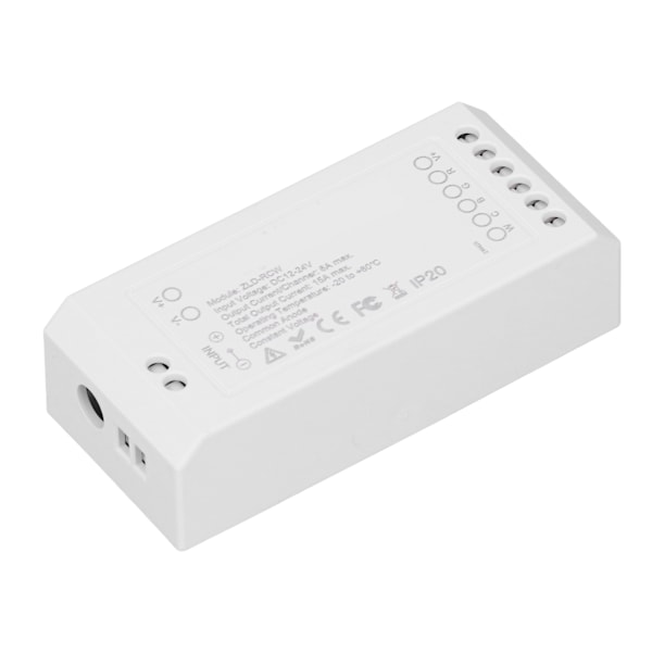 Zigbee LED-driver, smart home LED-strip-controller, RGB+CW-lysstripekontroller med app, DC12~24V