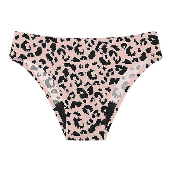 Leopard Bikini Period Swimsuit för flickor - Sömlös, läckagesäker, snabb absorption XXL rosa leopard