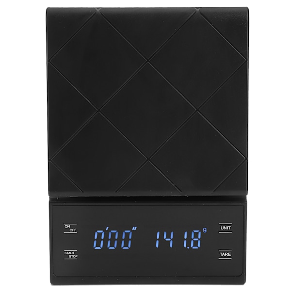 Elektronisk kaffevåg Digitala köksvågar med timer LCD-display 0,1g-3kg