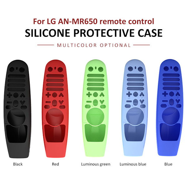 Silikonbeskyttelse for fjernkontroll til LG AN-MR600/AN-MR650/AN-MR18BA/AN-MR19BA
