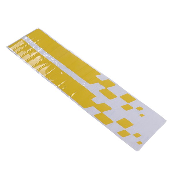 2 st Bilhuv Omslag Dekal Vinyl Auto Motorhuv Stripe Dekaler Universal för Bilar 90 X 9cm / 35.4 X 3.5in Gul