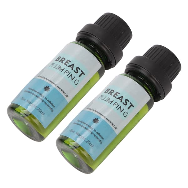 2 stk. brystforstørrende creme brystmassageolie til fyldigere forstørrelse op til 20 ml