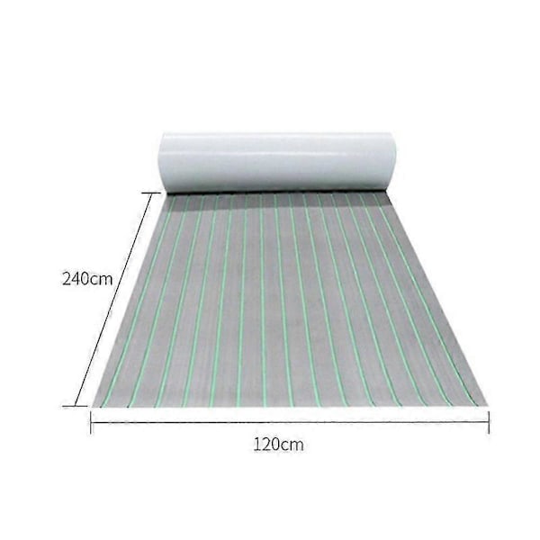 2400X450X6mm EVA Skum Båt Marin Golvbeläggning Halkfri Självhäftande Marin Båtdäck Matta Däckbeläggning