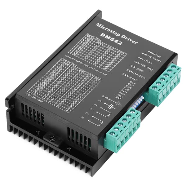Microstep Driver Stepper Motor Driver 2-faset Høj Underinddeling PWM Strømstyring DM542