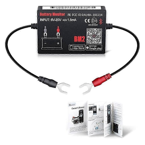 Bluetooth BM2 12V Akunvalvonta Auton Akun Analysaattori Akun Testaus Diagnostiikkatyökalu yhteensopiva IOS-puhelimen kanssa
