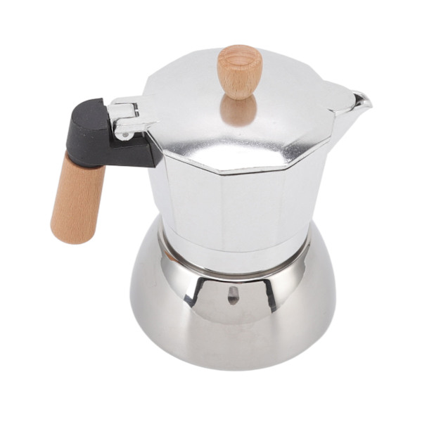 Komfur Kaffemaskine Rustfrit Stål Cafetera Kaffekande Med Filterpapir Til Håndbrygget Moka 300ml