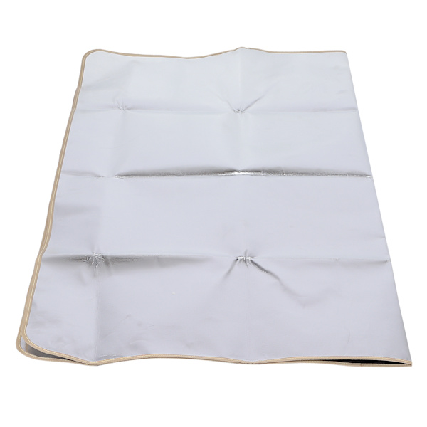Kvadratisk eldgropmatte for plenbeskyttelse Brannisolasjonsmatte for grill 60x60 tommer