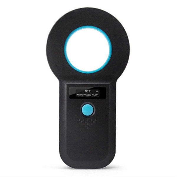 134,2 kHz RFID Handhållen Läsare Scanner för Husdjur, D