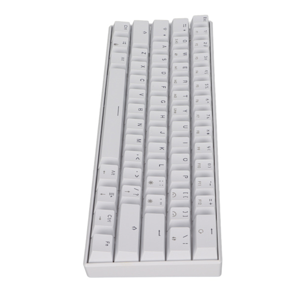 READSON Mekanisk tastatur 61 taster 3 moduser Kompakt ergonomisk layout Gaming tastatur for arbeid Studer spill Rød akse kropp