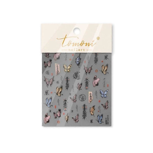 5D Nagelstickers Hög Kvalitet Diamant Julserie Snöflinga Form Nageldekorationer Nagelkonstdekorationer to4335