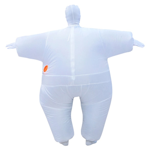 Uppblåsbar helkroppsdräkt Sumokläder Walking Doll Funny White för höjd 1,6 m - 2,2 m