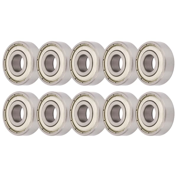 10 st 6201z Kullager i lagerstål med djupt spår 12 mm