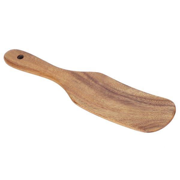 Teak Spatel Husholdningstræ Stegespade Hjem Køkken Madlavning Redskaber 23x5cm