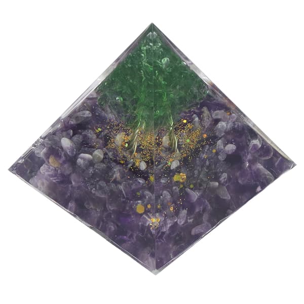 Krystal Pyramide Orgon Pyramide Hjem Håndværk Ornamenter til Energi Healing Ro