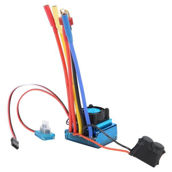 Harjaton ESC vedenpitävä pölytiivis elektroninen nopeudensäädin 1/10 RC-automalliin 80A