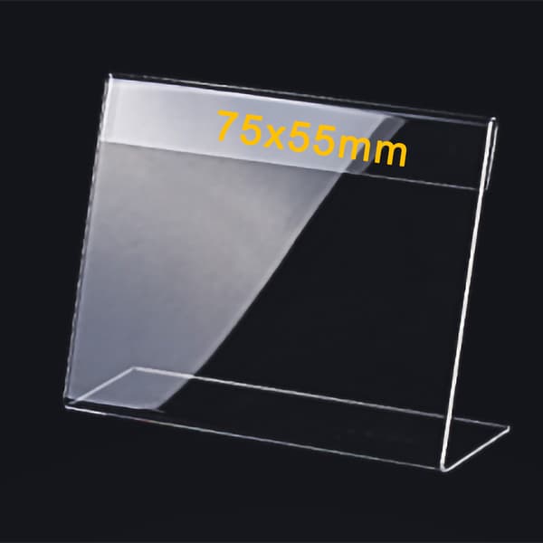 Premium Akryl L-formet Visittkortholder 75*55mm