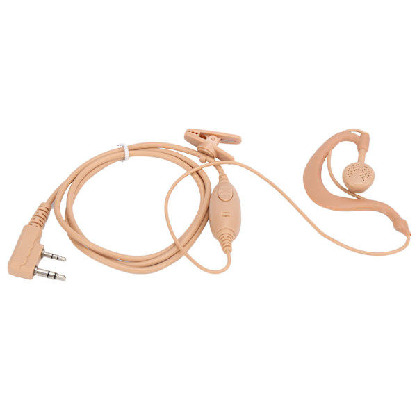 Walkie Talkie Earpiece Öronkrok Headset K Head Universal Typ med öronpropp för Baofeng