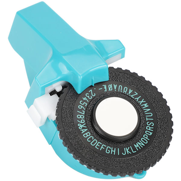 Embossing Label Maker Wheel Writer Mini Manuell Håndholdt Bærbar Skriver Merkemaskin E‑101