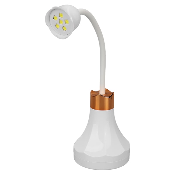 UV-LED-kynsilamppu kannettava kotikynsihoitolan ruusun muotoinen 360 astetta kääntyvä kädet vapaana kynsikuivaimen koristelu
