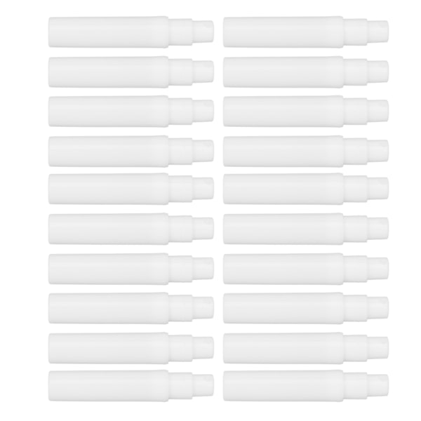 20 STK mini sprayflaske 5 ml hvit ABS fin tåke etterfyllbar tom sprøyteflaske for parfyme