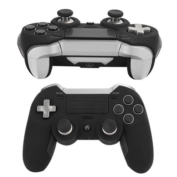 Trådlös Bluetooth-spelkontroll för PS4-spelande PC multifunktionella gamepad-tillbehör