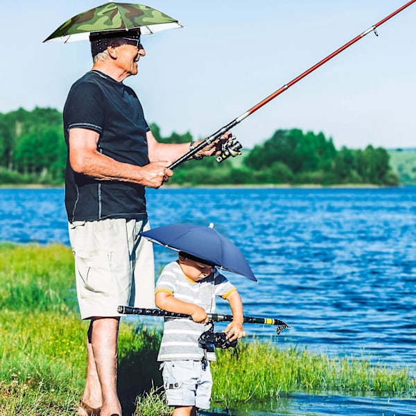 3-pack kamouflageparaplyhatt Fiskestrandpannband