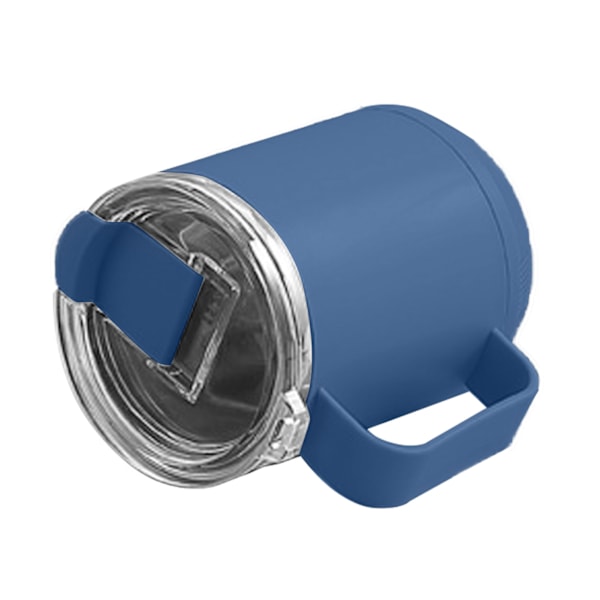 Kaffe Mugg 460ml 304 Rostfritt Stål Liner Läcksäker Elegant Bärbar Mugg för Utomhusaktiviteter Blå