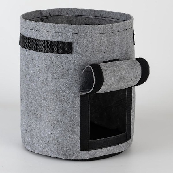 10 gallon kartoffelplantningspose, plantepose til blomsterpotter med robuste håndtag og visualiseret klap, tykke non-woven potter