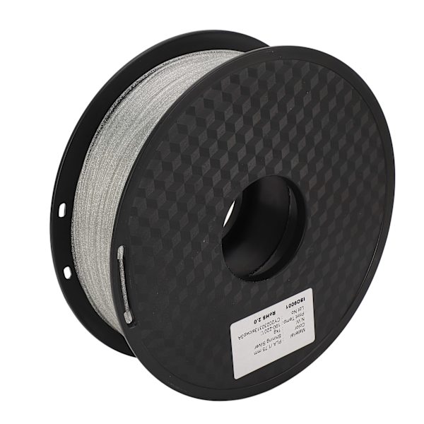 3D-printer filament 1,75 mm skinnende skinnende sølv stærk glat PLA silkeforbrugsvarer