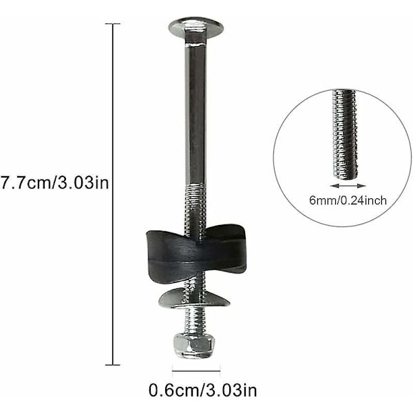 Set med 12 Trampolinavståndshållare med skruvar för att fästa trampolinen - Ersättningstillbehör för 7,7 cm trampolin