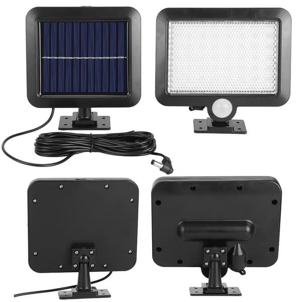 56LED Multifunktionel Solenergilampe Stor Kapacitet Split Solcellelampe Hjemmebelysning