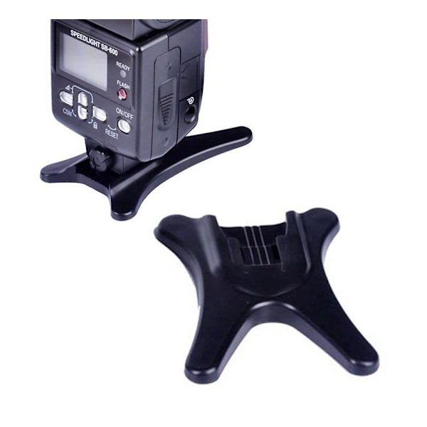 Kamerablixtstativ 2-delars Set Canon Panasonic Elektronisk Blixt Blixtskostativ Svart