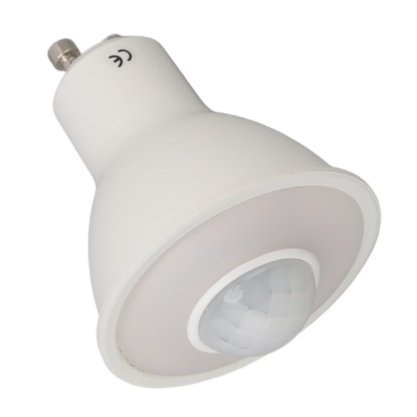 GU10 lyspære infrarød menneskelig induksjon erstatningslyspære for takkorridor veranda lampe varmt lys 3000K 5W 500LM AC 100‑240V
